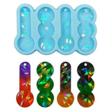 Holographic Keychain Crystal Epoxy Resin Mold