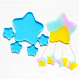 Stars-Shaped Jewelry Making Silicone Mold for Epoxy Resin DIY Necklace