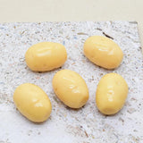 6pcs Simulated Vegetable Big Potato Resin Charms for Crafts DIY Jewelry Making