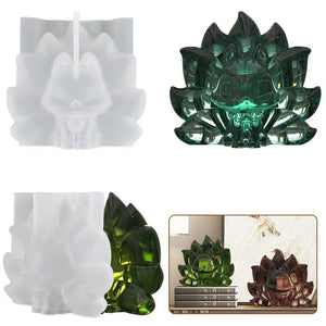3D Nine Tail Fox Silicone Mold for Jewelry Making