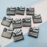 10pcs Film Clapper Board Charms for DIY Earring Resin Pendant C736