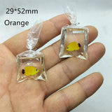 10pcs Resin Coral Fish Bag Charms Animal Pendants DIY Jewelry Making Crafts