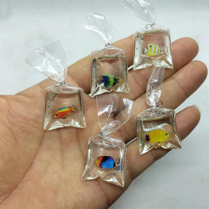 10pcs Resin Coral Fish Bag Charms Animal Pendants DIY Jewelry Making Crafts