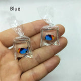 10pcs Resin Coral Fish Bag Charms Animal Pendants DIY Jewelry Making Crafts