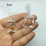 10pcs Resin Coral Fish Bag Charms Animal Pendants DIY Jewelry Making Crafts