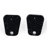 925 Silver Starry Sky Stud Earring Acrylic Resin Ear Pin DIY Ornament Accessorie