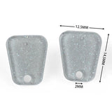 925 Silver Starry Sky Stud Earring Acrylic Resin Ear Pin DIY Ornament Accessorie