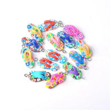 10Pcs Soft Clay Slippers Charms Pendant Earring DIY 32x12mm