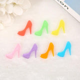 20Pcs/Lot Resin High-heeled Shoes Charms Flatback Cabochons for DIY Making