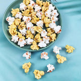 10pcs Resin Popcorn Charm for DIY Crafts