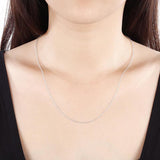 30PCS 925 Sterling Silver Fine Chains Necklace for Women Men Jewelry Set