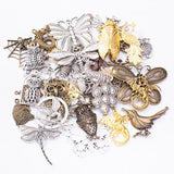 50g Hot Metal Mixed Charm Flying Animal Antique Bronze Jewelry Making DIY