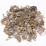 50g Hot Metal Mixed Charm Flying Animal Antique Bronze Jewelry Making DIY