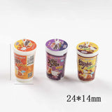 Yamily 10Pcs Resin 3D Kid Charm Food Cartoon Pendant DIY Jewelry