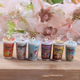 Yamily 10Pcs Resin 3D Kid Charm Food Cartoon Pendant DIY Jewelry