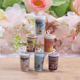 Yamily 10Pcs Resin 3D Kid Charm Food Cartoon Pendant DIY Jewelry