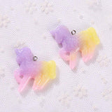 12pcs Unicorn Necklace Charms for DIY Decoration