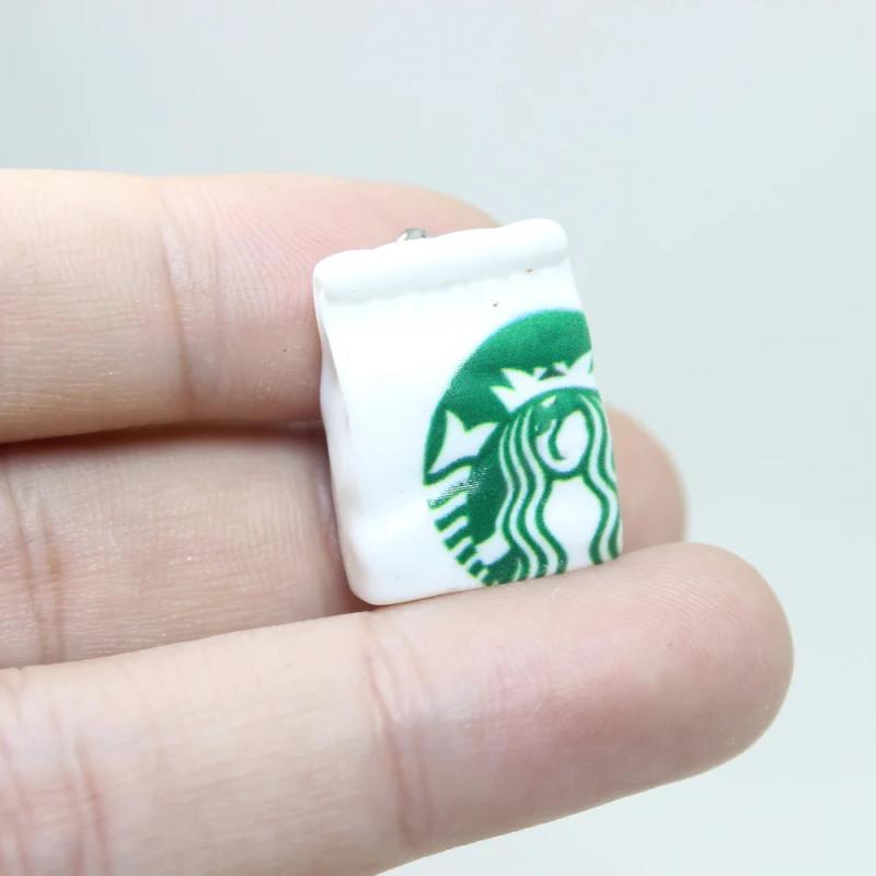 10Pcs Resin 3D Flour Sack Charms Pendant DIY Jewelry Findings