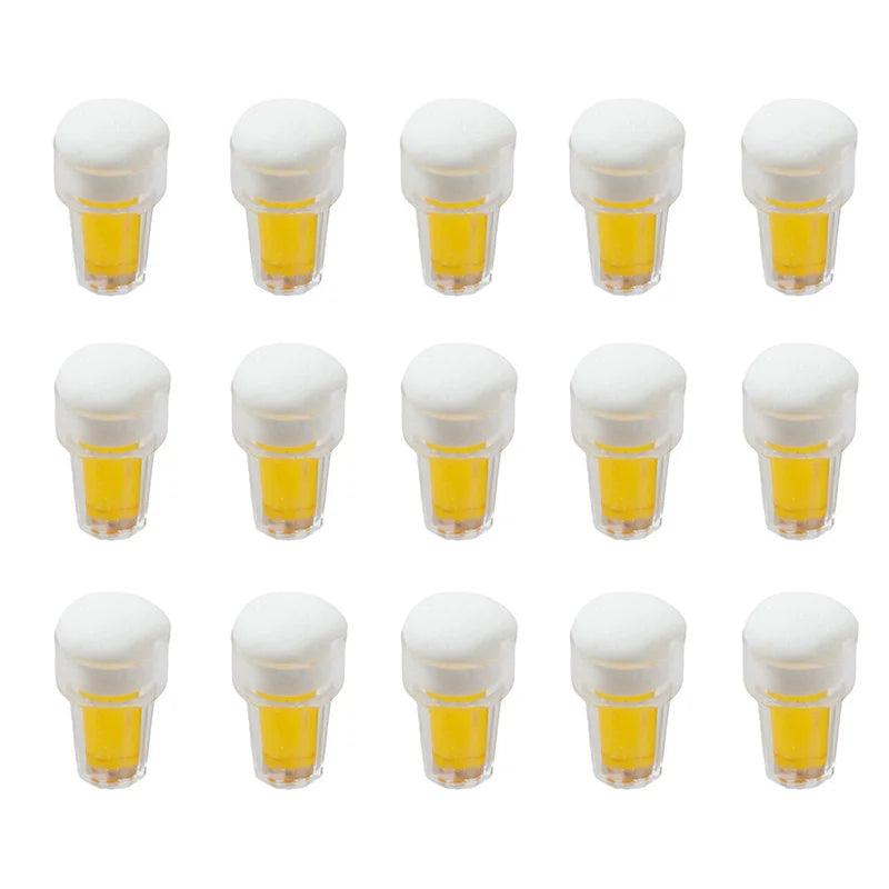 10pcs Beer Bottle Resin Charms for Jewelry DIY