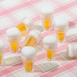 10pcs Beer Bottle Resin Charms for Jewelry DIY