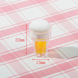 10pcs Beer Bottle Resin Charms for Jewelry DIY