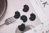10pcs Cookies Food Resin Charms Pendant for DIY Jewelry Making