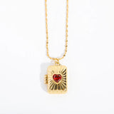 Family Lover Photo Locket Pendant Necklace For Women Couple Jewelry Choker Chain