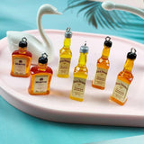 10Pcs Resin 3D Drinks Liquor Can Charms DIY Pendant Jewelry Keychain Earrings