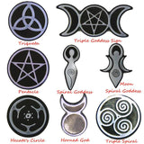DIY Goddess Totem Pendant Silicone Mold Sun Moon God Five Stars Epoxy Resin Mold