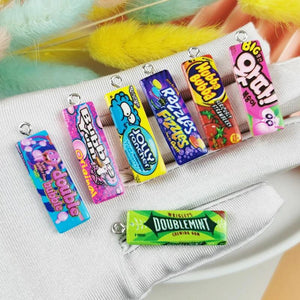 10Pcs Chewing Gum Resin Charms for DIY Jewelry Making
