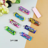 10Pcs Chewing Gum Resin Charms for DIY Jewelry Making
