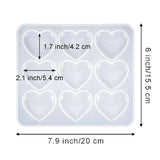 Heart Shape Resin Molds for Jewelry Making