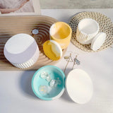 Drop Shape Silicone Mould for DIY Gypsum Candle Cup Mold