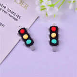 10pcs Traffic Lights Resin Charms for Jewelry Making DIY