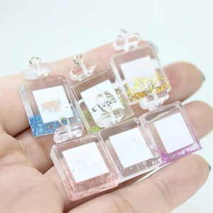 Yamily 10Pcs Resin Perfume Charm Dollhouse DIY Pendant Jewelry