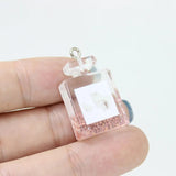 Yamily 10Pcs Resin Perfume Charm Dollhouse DIY Pendant Jewelry