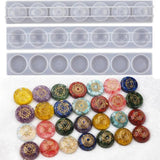 7 Chakras Silicone Resin Pendant Mold Kit