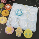 7 Chakras Silicone Resin Pendant Mold Kit