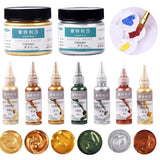 Metallic Acrylic Paint Resin Pigments Silver Copper for Epoxy Resin