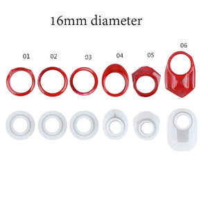 6 Shapes Silicone Casting Molds for DIY Resin Rings Jewelry