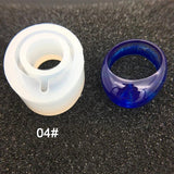 6 Shapes Silicone Casting Molds for DIY Resin Rings Jewelry