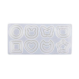 Quicksand Pendant Crystal Epoxy Resin Mold Keychain Silicone Mould
