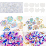 Quicksand Pendant Crystal Epoxy Resin Mold Keychain Silicone Mould