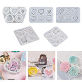Quicksand Pendant Crystal Epoxy Resin Mold Keychain Silicone Mould