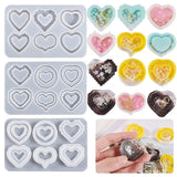 Quicksand Pendant Crystal Epoxy Resin Mold Keychain Silicone Mould