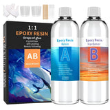 1:1 Crystal Epoxy High Adhesive AB Clear Epoxy Hardener Glue Set