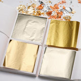 100 Sheets Foil Paper Leaf Gilding Epoxy Resin Fillings DIY Crafts