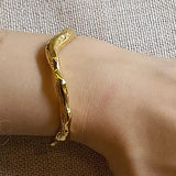 Foxanry Non-fading Bracelets for Women Vintage Creative Irregular Geometric
