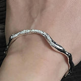 Foxanry Non-fading Bracelets for Women Vintage Creative Irregular Geometric