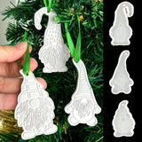 Christmas Bell Snowflake Elk Keychain Silicone Mold